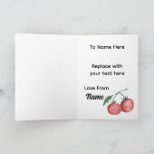 Cute Tomato Valentine’s Card – Head to-Ma-Toes Karte (Innenseite)