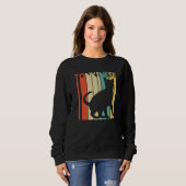 Cute Tonkinese Cat Sweatshirt (Vorne ganz)