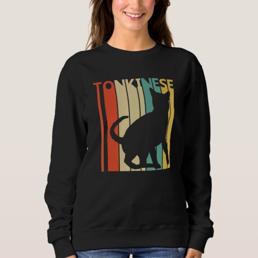 Cute Tonkinese Cat Sweatshirt (Vorderseite)