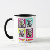 Cute Too Bear Personalisierter Becher | Benutzerde Tasse (Links)