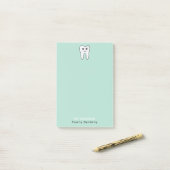 Cute Tooth Family Dentistry Post-it Klebezettel (Auf Schreibtisch)