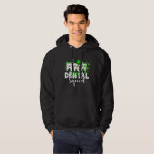 Cute Tooth Leprechaun Hat Dental Squad St Patrick  Hoodie (Vorne ganz)