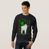 Cute Tooth Leprechaun Hat Dental Squad St Patrick' Sweatshirt (Vorne ganz)
