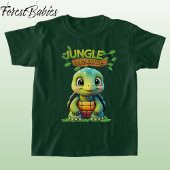 Cute Tortoise Box Turtle Animal Character Green 🐢 T-Shirt
