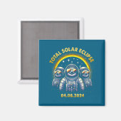 Cute Totale Sonnenfinsternis 04 08 Magnet (Vorderseite/Rückseite)