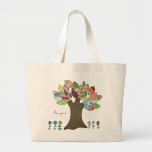 Cute Tote Bag - Imagine - Button Tree Jumbo Stoffbeutel