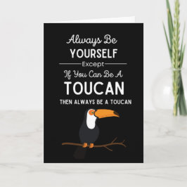 Cute Toucan Cards Bird Funny Animal Tropical Karte