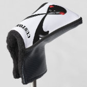 Cute Tough Bunny Boxer Rabbit Golf Headcover (3/4 Vorderseite)