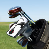 Cute Tough Bunny Boxer Rabbit Golf Headcover (In Situ)