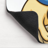 Cute Toy Fox Terrier Yawning Mousepad (Ecke)