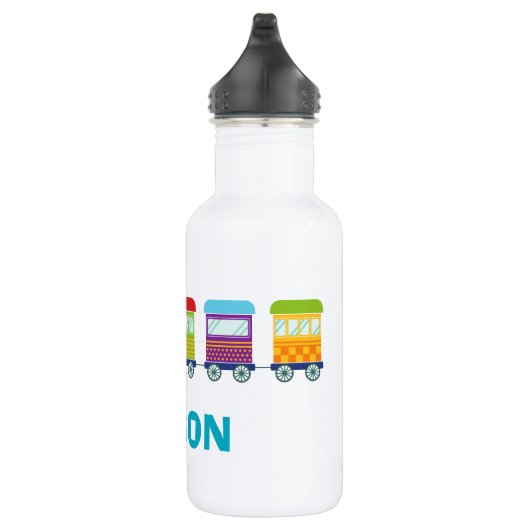 Cute Toy Train Personalized kids Edelstahlflasche (Rechts)