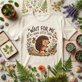 Cute Traveling Hedgehog with Little Legs T-Shirt