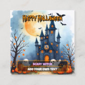 Cute Trendy Halloween Spooky Collection Quadratische Visitenkarte (Vorderseite)