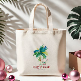 Cute Tropical Christmas Tote Bags Tragetasche