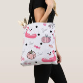 Cute Tropical Halloween Tote – Ghosts & Flamingos Tasche (Von Nahem)