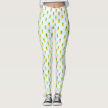 Cute Tropical Pineapple Pattern Leggings<br><div class="desc">These pineapple pattern leggings bring a tropical print vibe with a playful fruit look that feels aloha and hawaiian. Fun,  funky,  and cute,  they style perfectly as yoga pants for workouts,  but they’re just as easy to wear on casual everyday days too.</div>