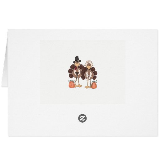 Cute Turkeys Golden (Rückseite Horizontal)