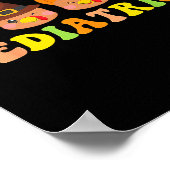 Cute Turkeys Pediatrics Pumpkin Thanksgiving Fall Poster (Ecke)