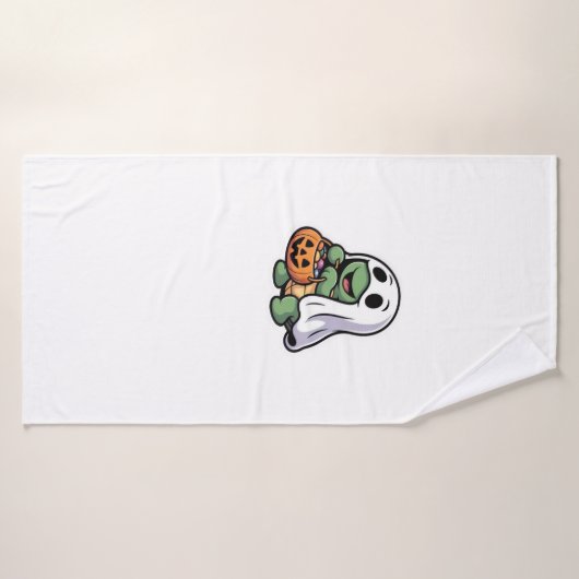 Cute Turtle Ghost Costume � Adorable Halloween Tri Badehandtuch (Badehandtuch)
