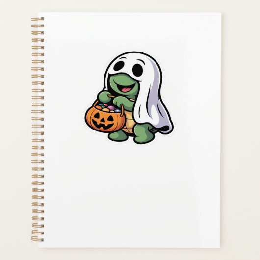 Cute Turtle Ghost Costume � Adorable Halloween Tri Planer (Vorderseite)