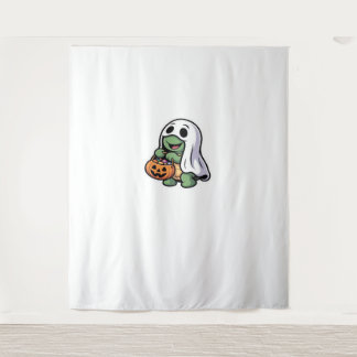 Cute Turtle Ghost Costume – Adorable Halloween Tri Wandteppich