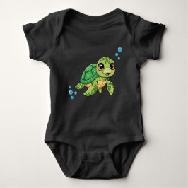 Cute Turtle Kids’ T-Shirt Baby Strampler