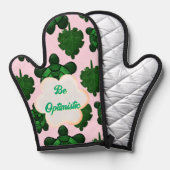 Cute Turtle Leaves Seamless Pattern, Tropical  Ofenhandschuh (Vorderseite/Rückseite)