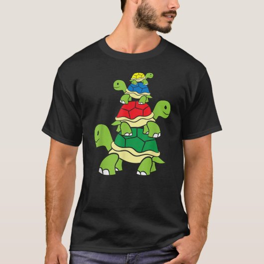 Cute Turtle Tortoises Ocean Love Sea Turtles T-Shirt (Vorderseite)