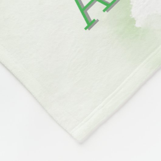 Cute Twin Cactus Baby Shower Gift Fleecedecke (Ecke)