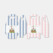 Cute Twin Happy Birthday Gable Favor Box Pink Blue Geschenkschachtel (Ungefaltet)