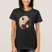 Cute Two Dogs Asian Japanese Yin And Yang Symbol M T-Shirt (Vorderseite)