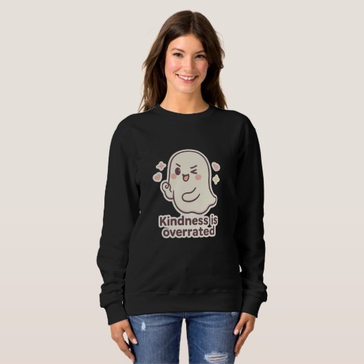 Cute Typography Halloween Design Sweatshirt (Vorne ganz)