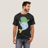 Cute Tyrannosaurus Merlady T-Shirt (Vorne ganz)