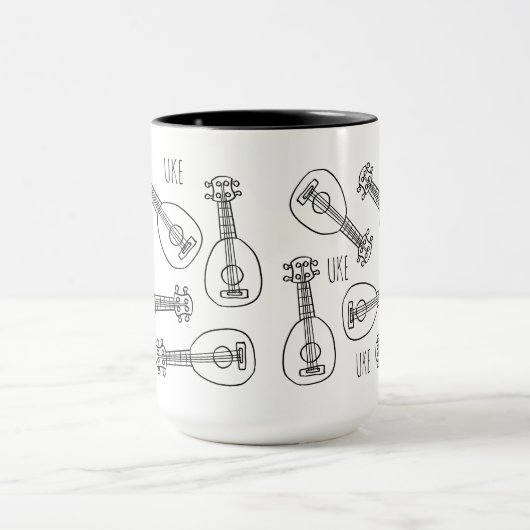 Cute Ukulele Mug Tasse (Zentrum)