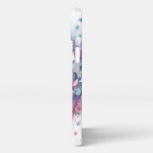 Cute Unicorn and Butterfly Design  iPhone Hülle (Linke Seite)