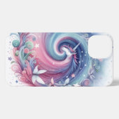 Cute Unicorn and Butterfly Design  iPhone Hülle (Rückseite (Horizontal))