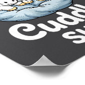 Cute Unicorn Couple Snuggle This Is My Cuddle  Poster (Ecke)