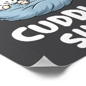 Cute Unicorn Couple This Is Our Cuddle  Poster (Ecke)