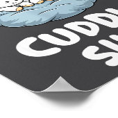 Cute Unicorn Couple This Is Our Cuddle  Poster (Ecke)