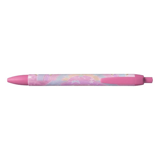 Cute Unicorn Design - Personalize  Pencil Kugelschreiber (Rückseite)