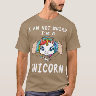 Cute Unicorn Funny Saying Pretty Rainbow Colors Fa T-Shirt