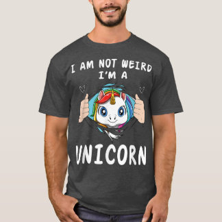 Cute Unicorn Funny Saying Pretty Rainbow Colors Fa T-Shirt