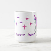 Cute Unicorn & Stars Kaffeetasse (Mittel)