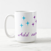 Cute Unicorn & Stars Kaffeetasse (Links)
