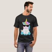 Cute Unicorn Sunglasses Magical Unicorns Fantasy M T-Shirt (Vorne ganz)