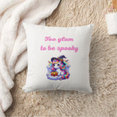 Cute Unicorn Witch Illustration Kissen (Decke)