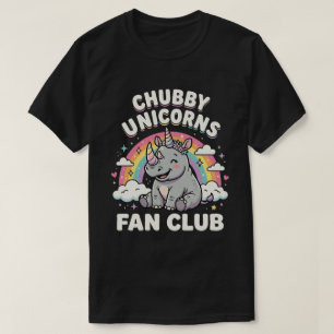 Cute Unicorns Fan Club Magischer Regenbogen-Einhor T-Shirt