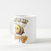 Cute Valentine Bee – You’re My Honey Kaffeetasse (Vorderseite Links)