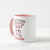 Cute Valentine Bunny – Hoppy Valentine Tasse (Vorderseite Links)