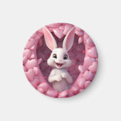 Cute Valentine Bunny Magnet (Vorne)